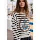 Stripe pullover print & deco Stripe pullover print & deco